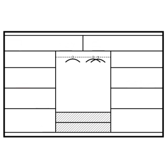 Šatní skříň SHOKIN 250, dub craft/grafit