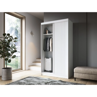 Šatní skříň SIRENE II, bílý mat