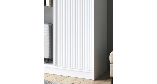 Šatní skříň SIRENE II, bílý mat