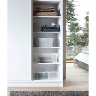 Šatní skříň SIRENE III, bílý mat