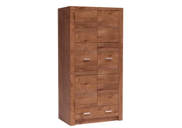 Šatní skříň SWED 2D1S, jasan světlý