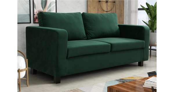 Sedací souprava LEITO, trojsedák + dvojsedák + křeslo, zelená