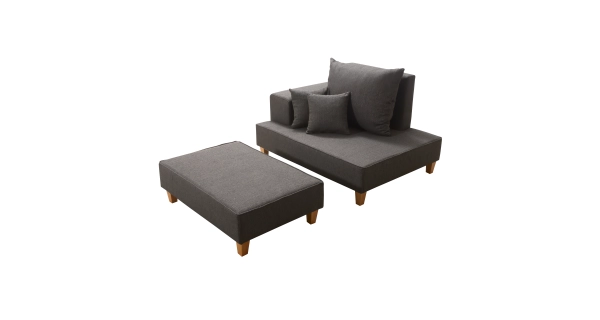 Sedací souprava MORADO 1, šedohnědá