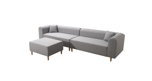 Sedací souprava REMENE 3, šedá