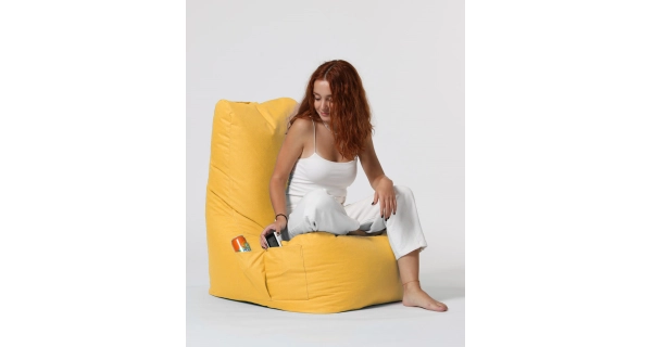 Sedací vak CENVEN, žlutá