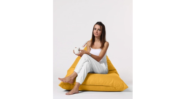 Sedací vak CORTANA, žlutá