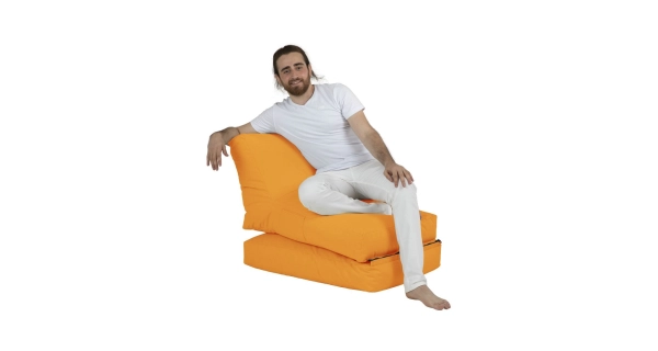 Sedací vak GRAZEL, oranžová