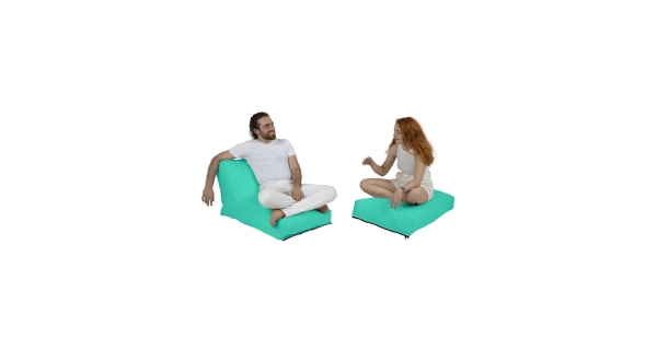 Sedací vak GRAZEL, tyrkysová