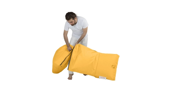 Sedací vak GRAZEL, žlutá