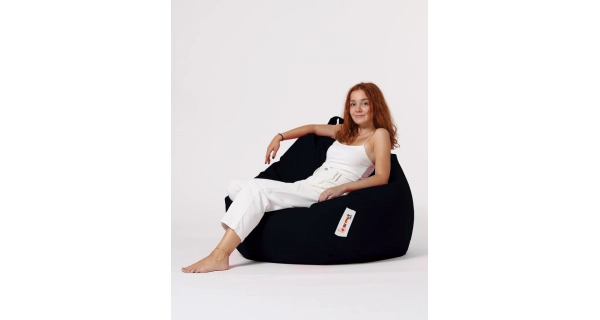 Sedací vak ORLINO XXL, černá