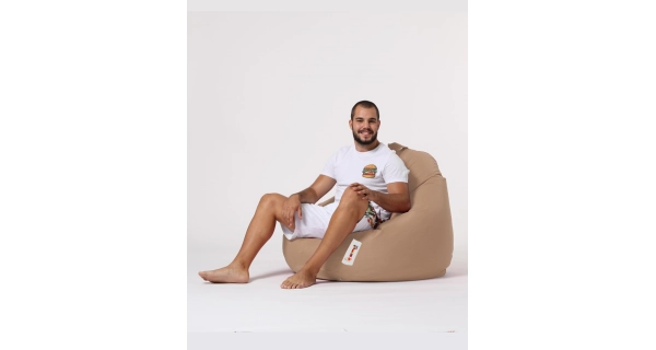 Sedací vak ORLINO XXL, hnědá