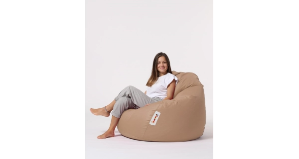 Sedací vak ORLINO XXL, hnědá