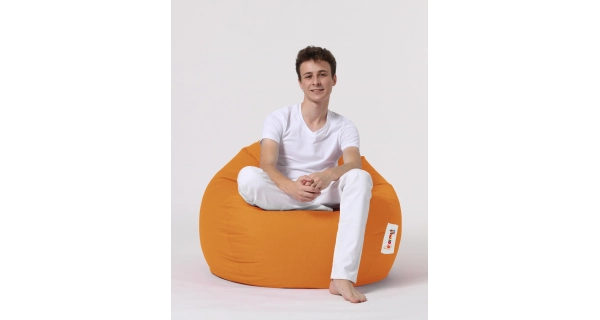 Sedací vak ORLINO XXL, oranžová