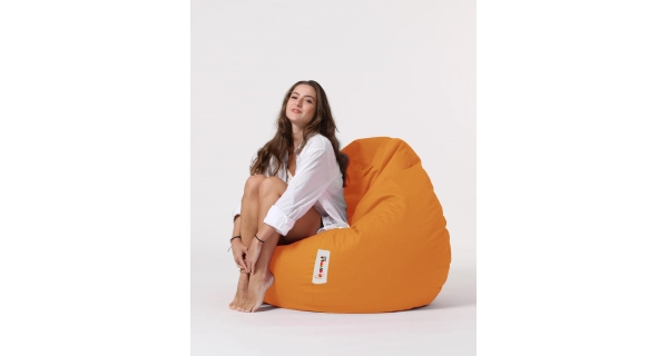 Sedací vak ORLINO XXL, oranžová