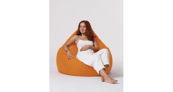 Sedací vak ORLINO XXL, oranžová