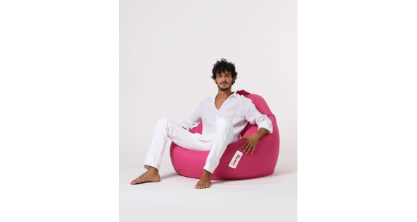Sedací vak ORLINO XXL, růžová