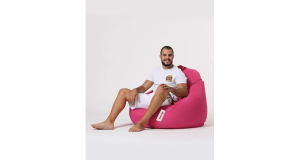 Sedací vak ORLINO XXL, růžová