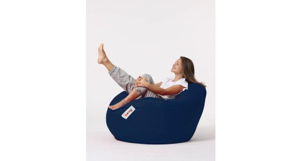 Sedací vak ORLINO XXL, tmavě modrá