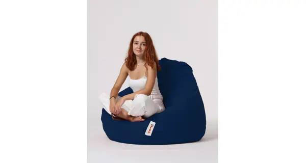 Sedací vak ORLINO XXL, tmavě modrá