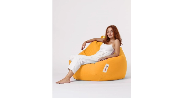 Sedací vak ORLINO XXL, žlutá