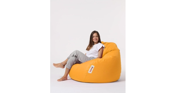 Sedací vak ORLINO XXL, žlutá
