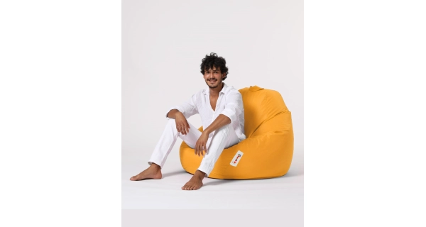Sedací vak ORLINO XXL, žlutá