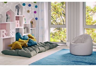 Sedací vak STRAMBI, světle šedá