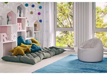 Sedací vak STRAMBI, světle šedá