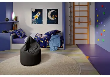 Sedací vak TERENZIO, černá