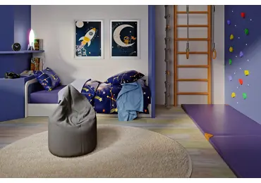 Sedací vak TERENZIO, šedá