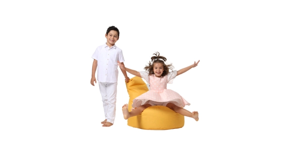 Sedací vak TRETOR, žlutá