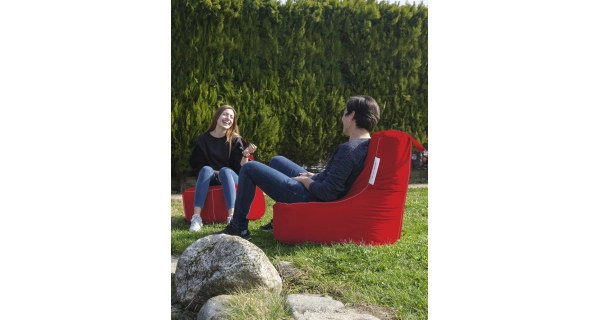 Sedací vak TREZEL, červená