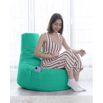 Sedací vak TREZEL, tyrkysová