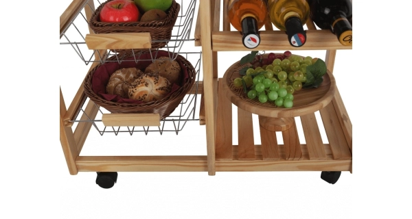 Servírovací stolek MANCAY, přírodní