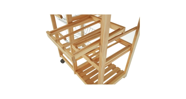 Servírovací stolek MANCAY, přírodní