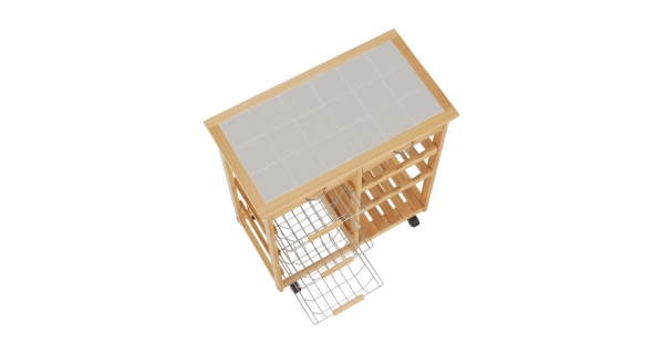 Servírovací stolek MANCAY, přírodní