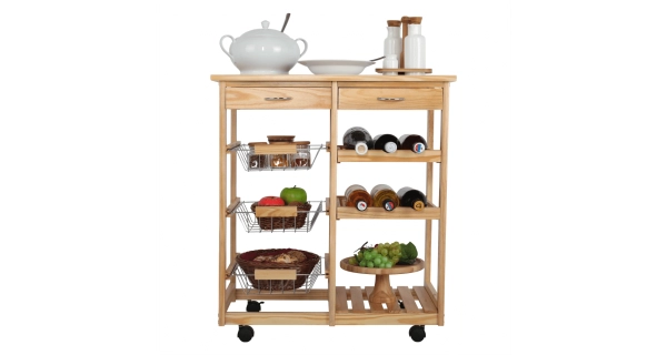 Servírovací stolek MANCAY, přírodní