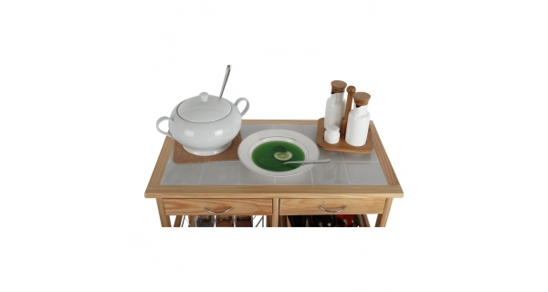 Servírovací stolek MANCAY, přírodní