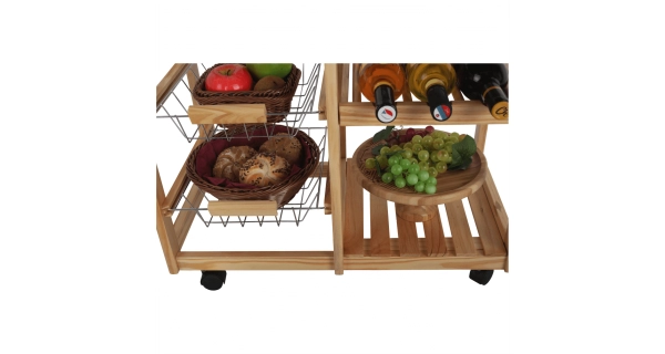 Servírovací stolek MANCAY, přírodní