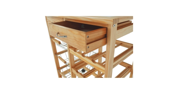 Servírovací stolek MANCAY, přírodní