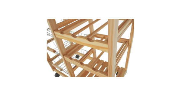 Servírovací stolek MANCAY, přírodní