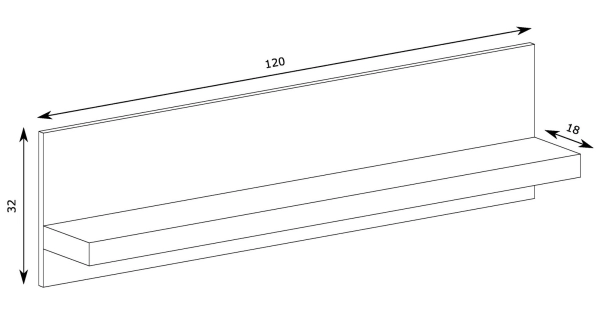 Sestava SWED 3, jasan bílý