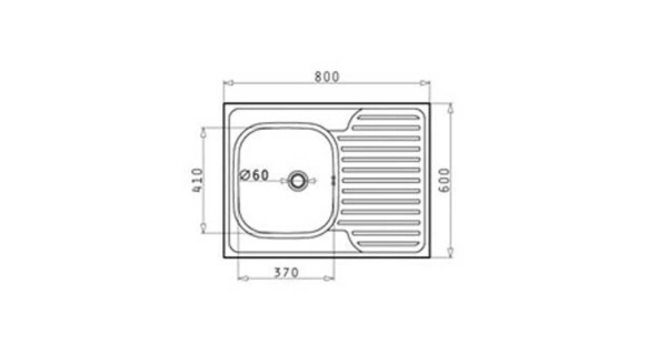 SET dřez BECKET + páková baterie ROYCE - CHROM