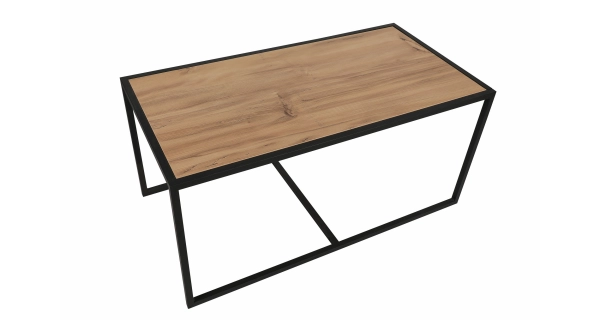 Set konferenčních stolků AKACJA, dub/černá