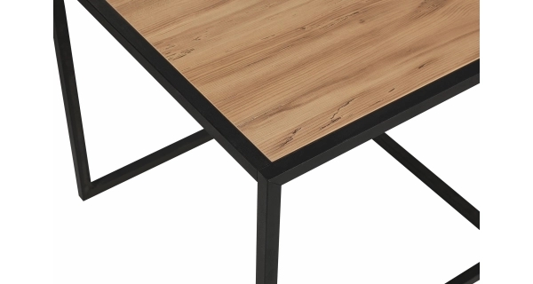 Set konferenčních stolků AKACJA, dub/černá