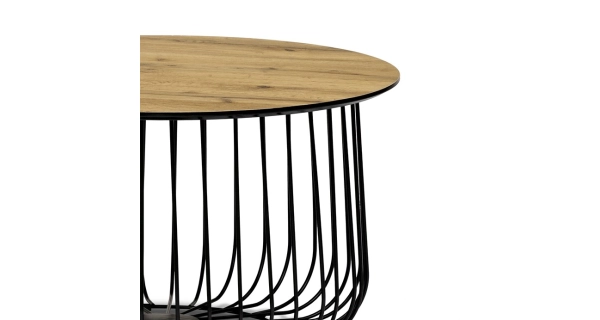 SET konferenčních stolků IGNAZIO, dub divoký/černá