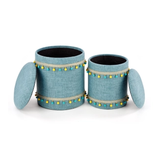 Set taburetů ALYONA, modrá