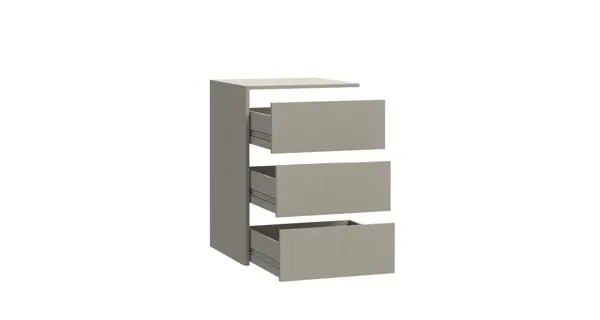 Set zásuvek do skříně KEBAN 150 cm a 170 cm - typ 1, šedá