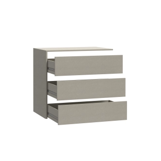 Set zásuvek do skříně KEBAN 220 cm - typ 1, šedá