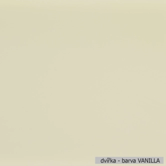SHAULA, skříňka dolní D2m 60, korpus: bílý, barva: vanilla